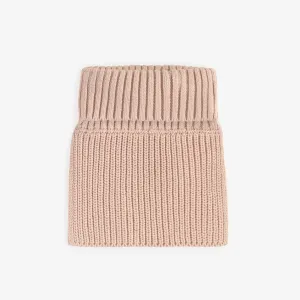 Plastron rose en maille, bébé || Pink knitted plastron, baby
