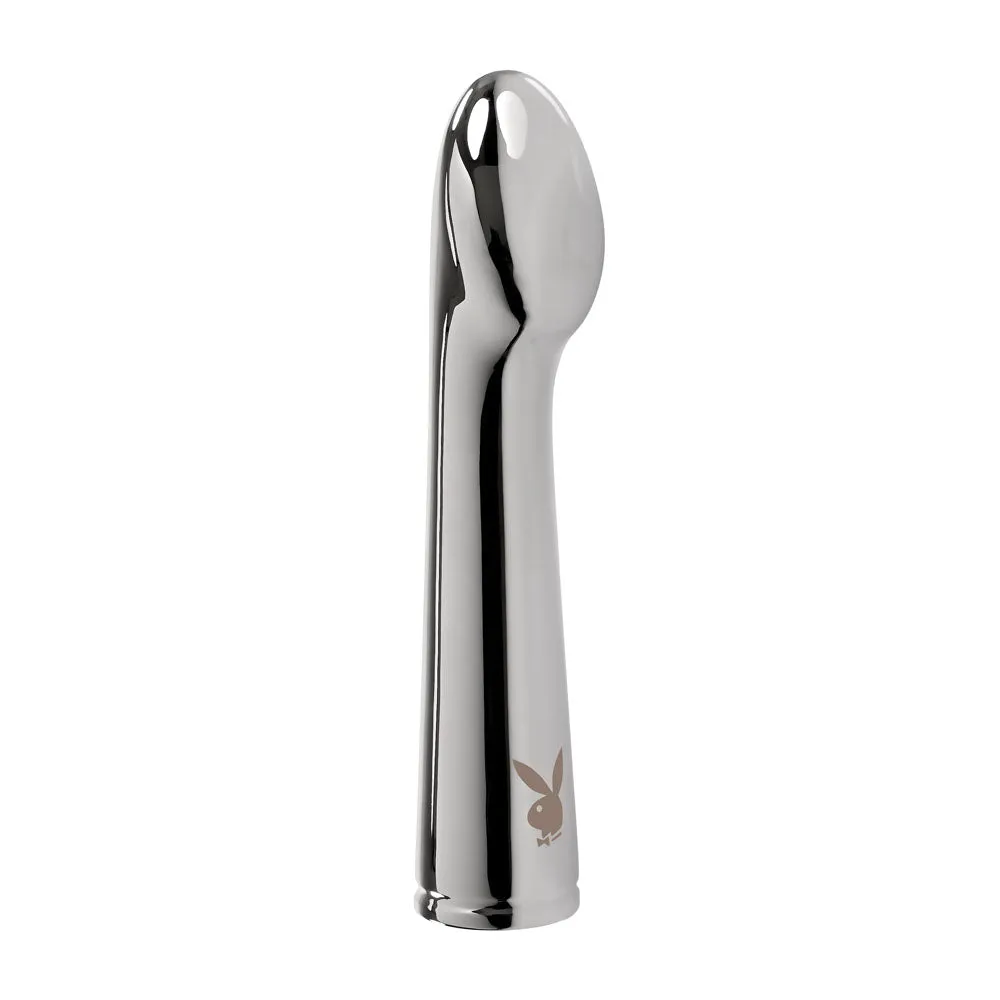 Playboy Pleasure Swoon Vibrator - Chrome
