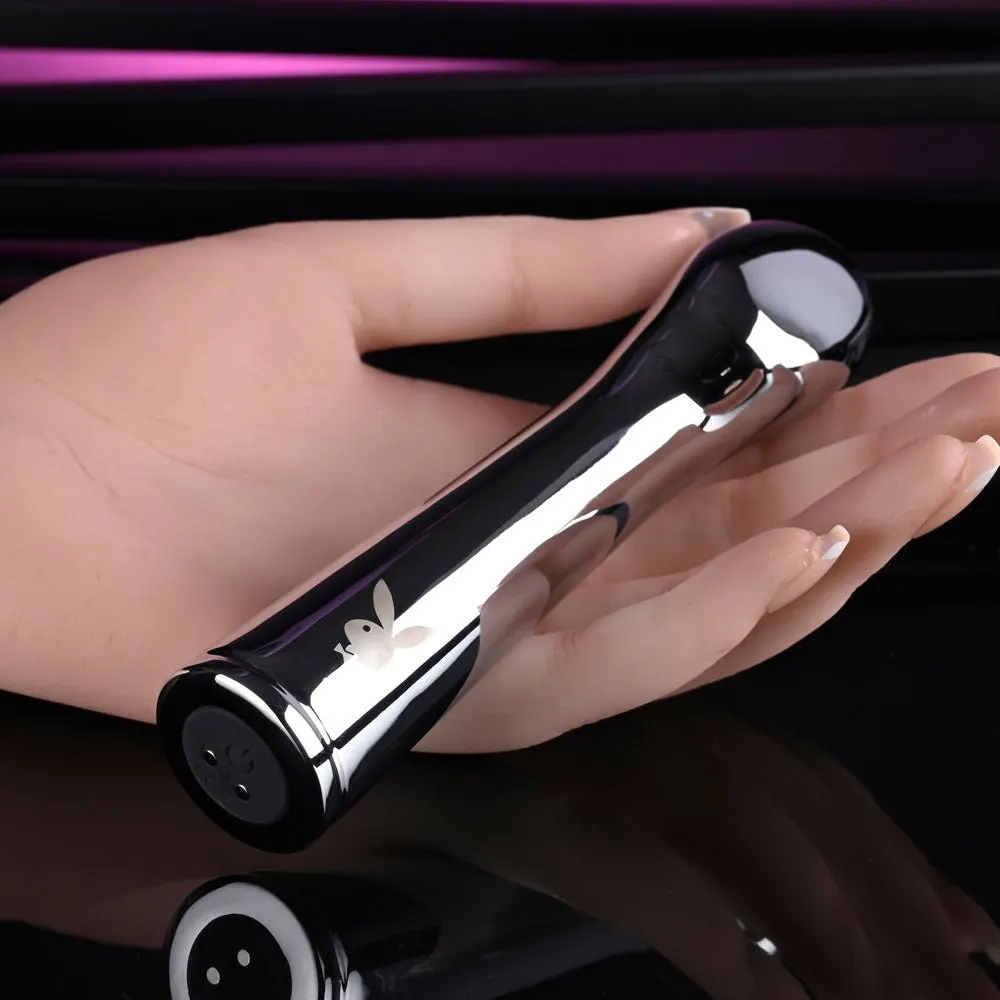 Playboy Pleasure Swoon Vibrator - Chrome