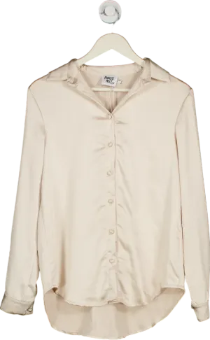 Princess Polly Champagne Vintage Vibes Shirt UK 6