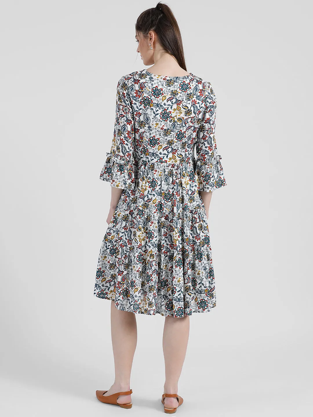 Printed Sheath Dress