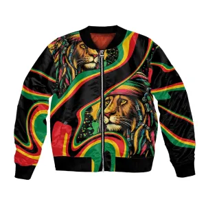 Proud Afro-Jamaicans Rasta Lion Bomber Jacket Reggae My Soul LT9