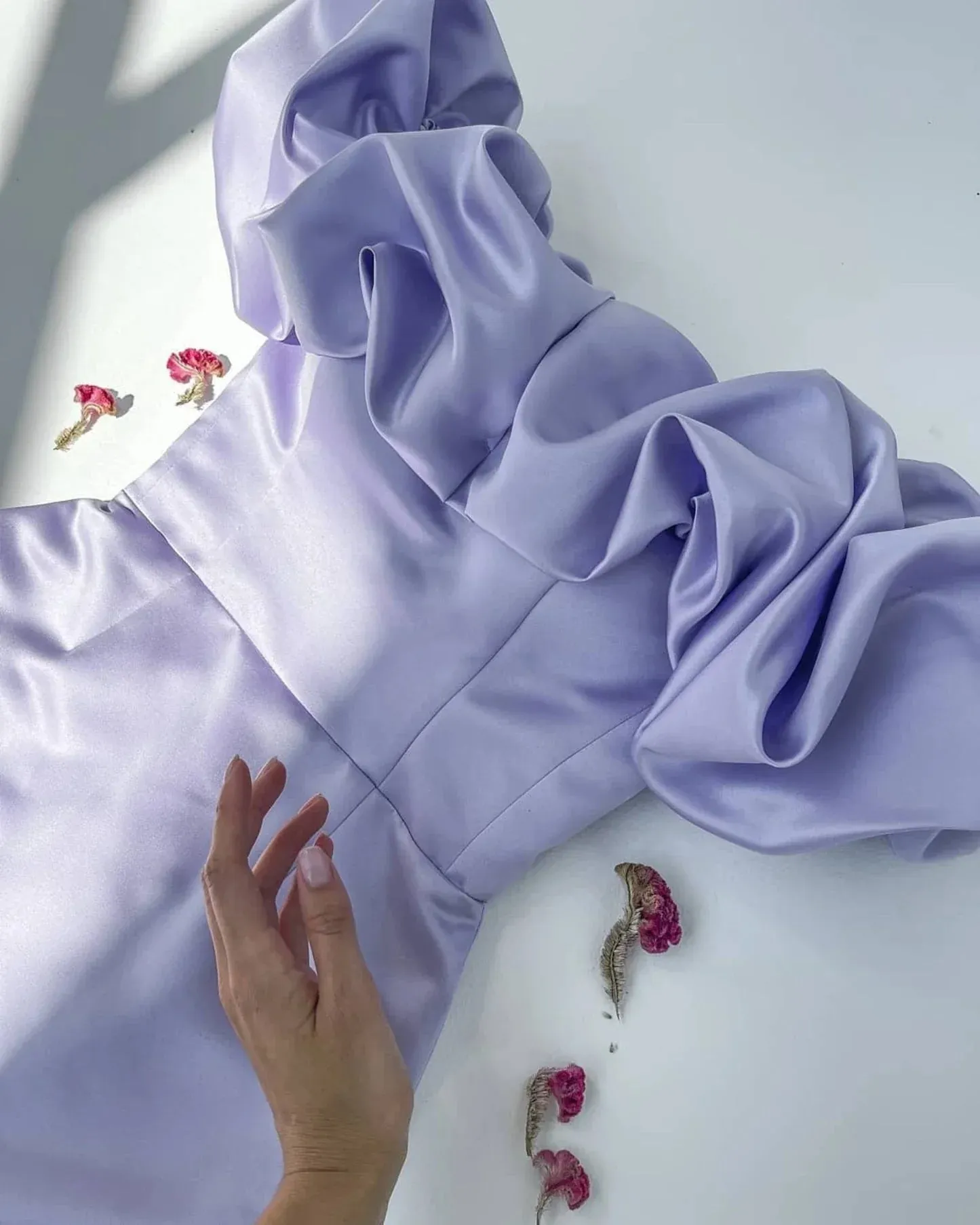 Quasar | Lilac Off The Shoulder Tight Mini Homecoming Dresses