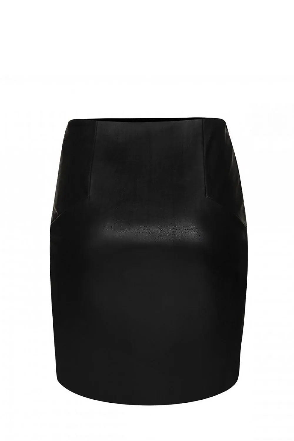 Quilted Asymmetric Pencil Skirt