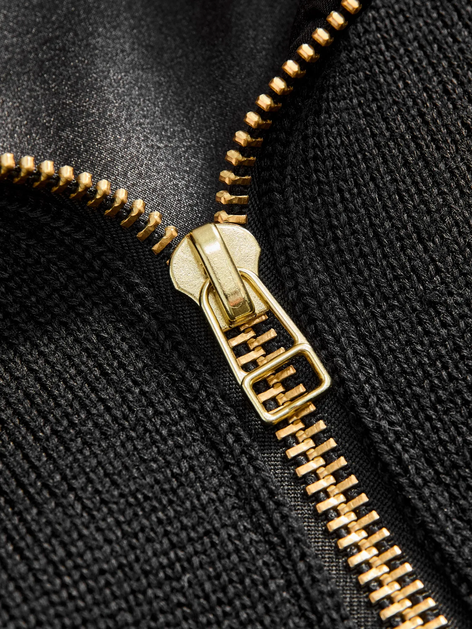 "Full Throttle" Moto Sweater in Black