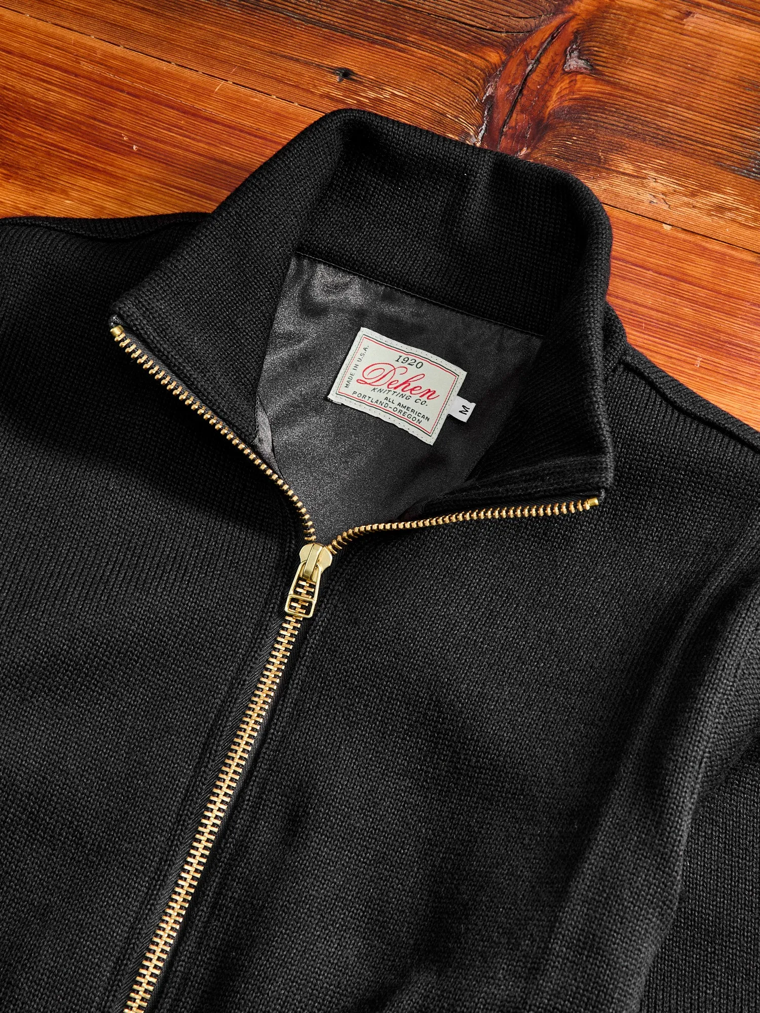"Full Throttle" Moto Sweater in Black