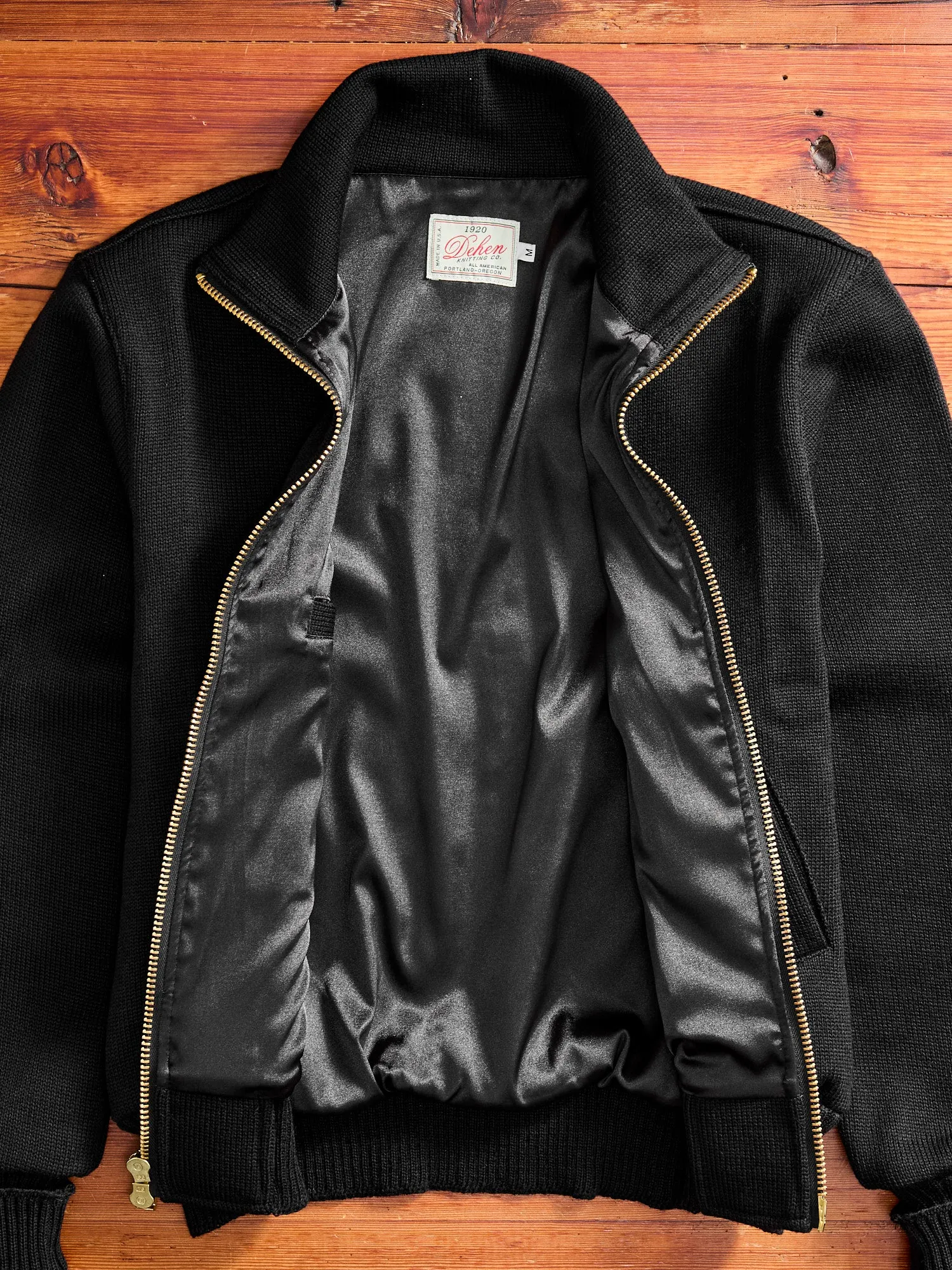 "Full Throttle" Moto Sweater in Black
