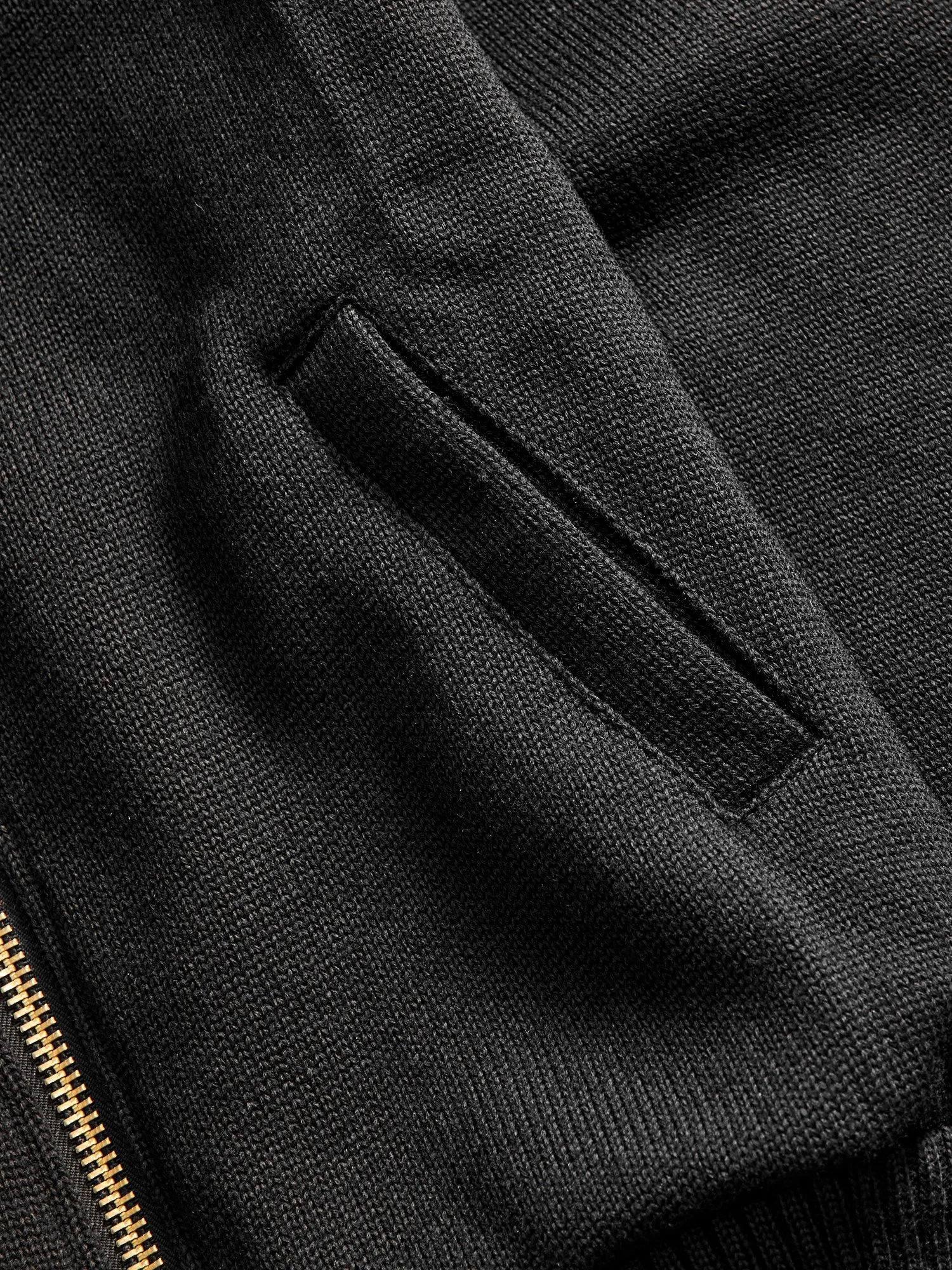 "Full Throttle" Moto Sweater in Black