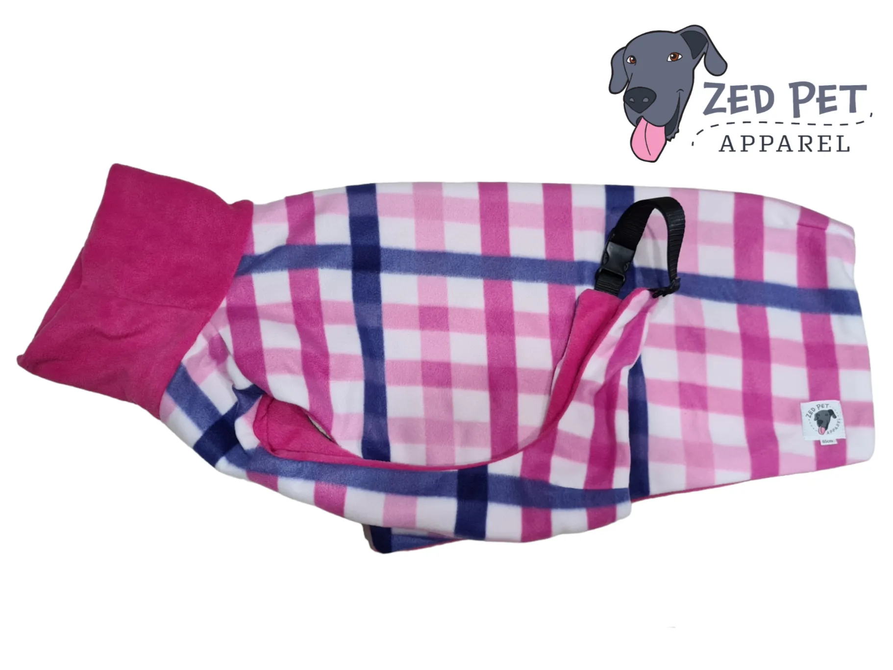 Ready Made Chest Plate Style Dog Coat - Large (60cm and 65cm)