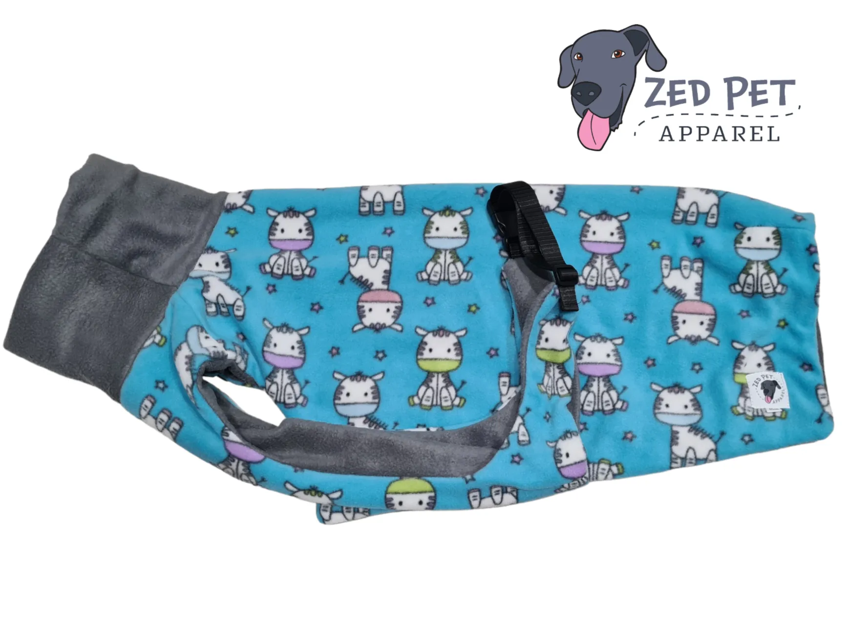 Ready Made Chest Plate Style Dog Coat - Large (60cm and 65cm)