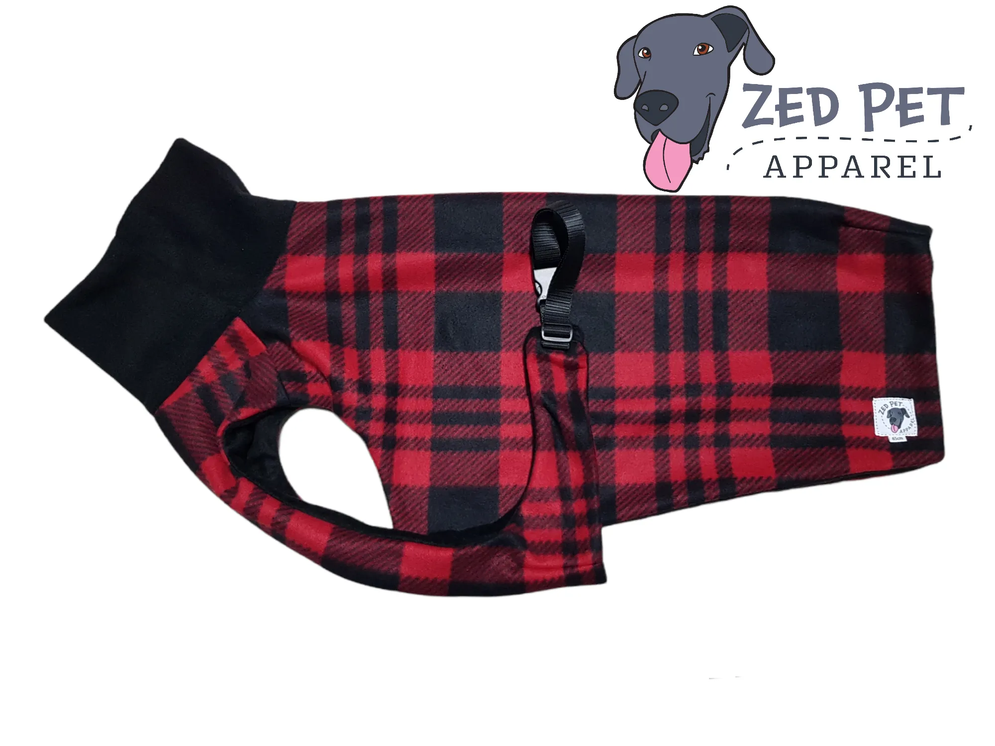 Ready Made Chest Plate Style Dog Coat - Large (60cm and 65cm)