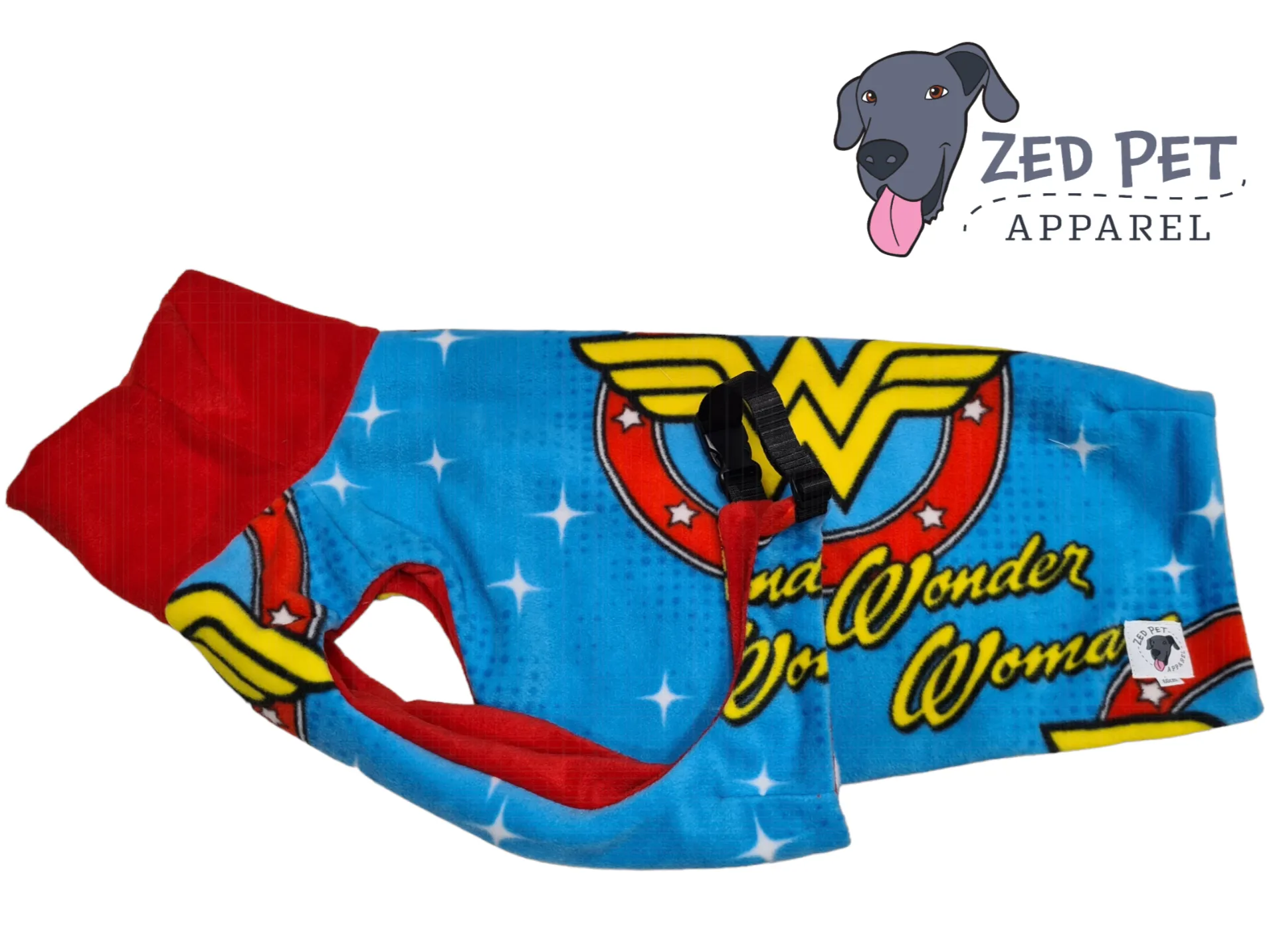 Ready Made Chest Plate Style Dog Coat - Large (60cm and 65cm)