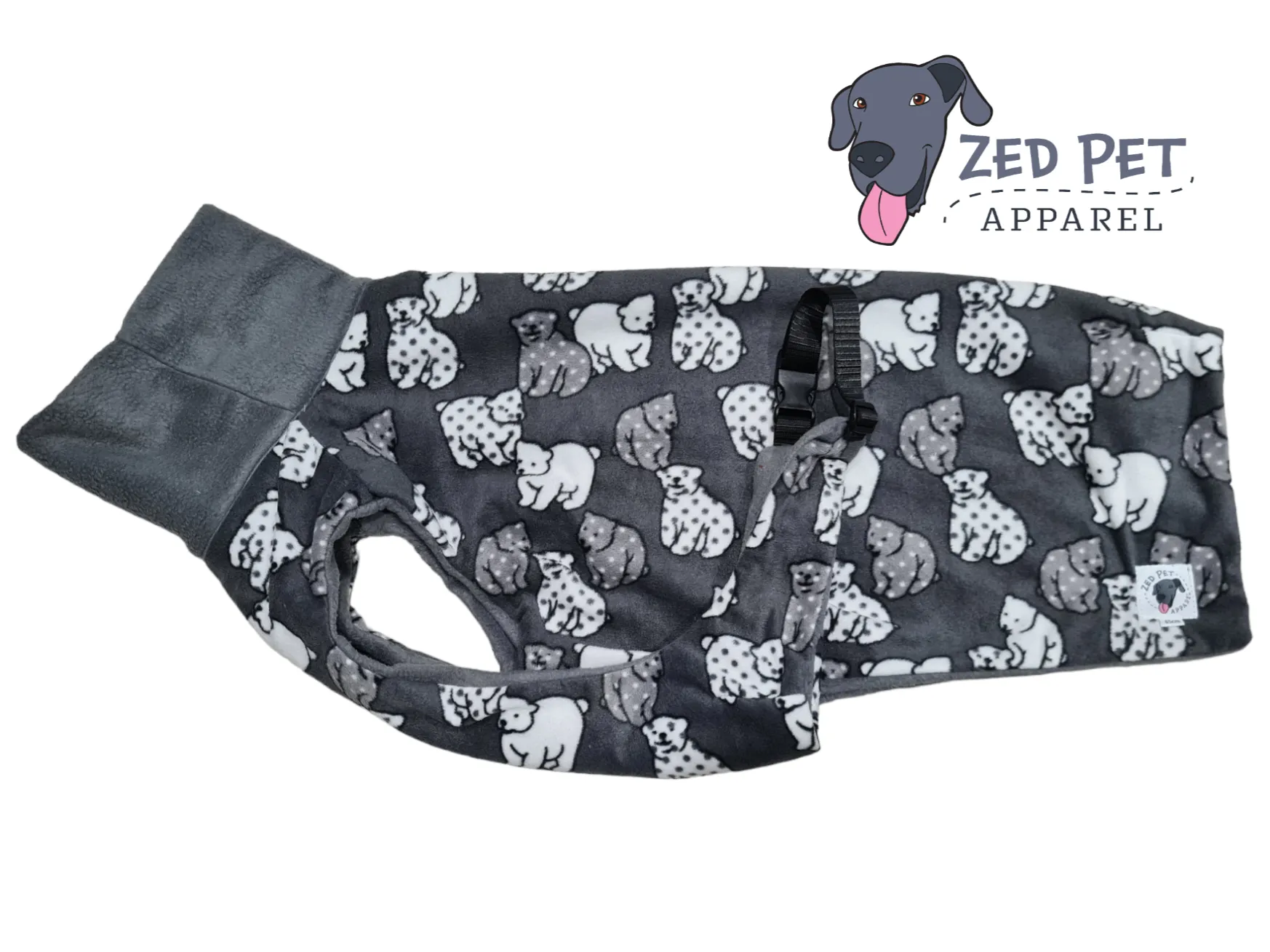 Ready Made Chest Plate Style Dog Coat - Large (60cm and 65cm)
