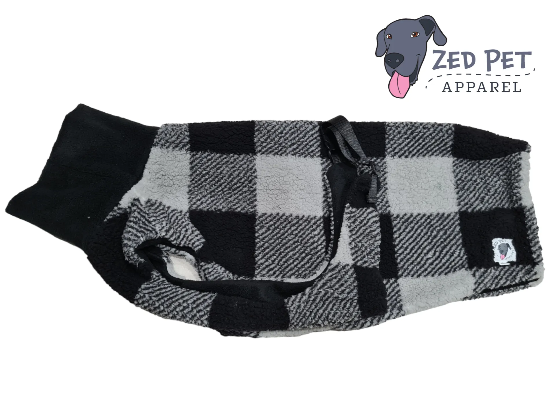 Ready Made Chest Plate Style Dog Coat - Large (60cm and 65cm)