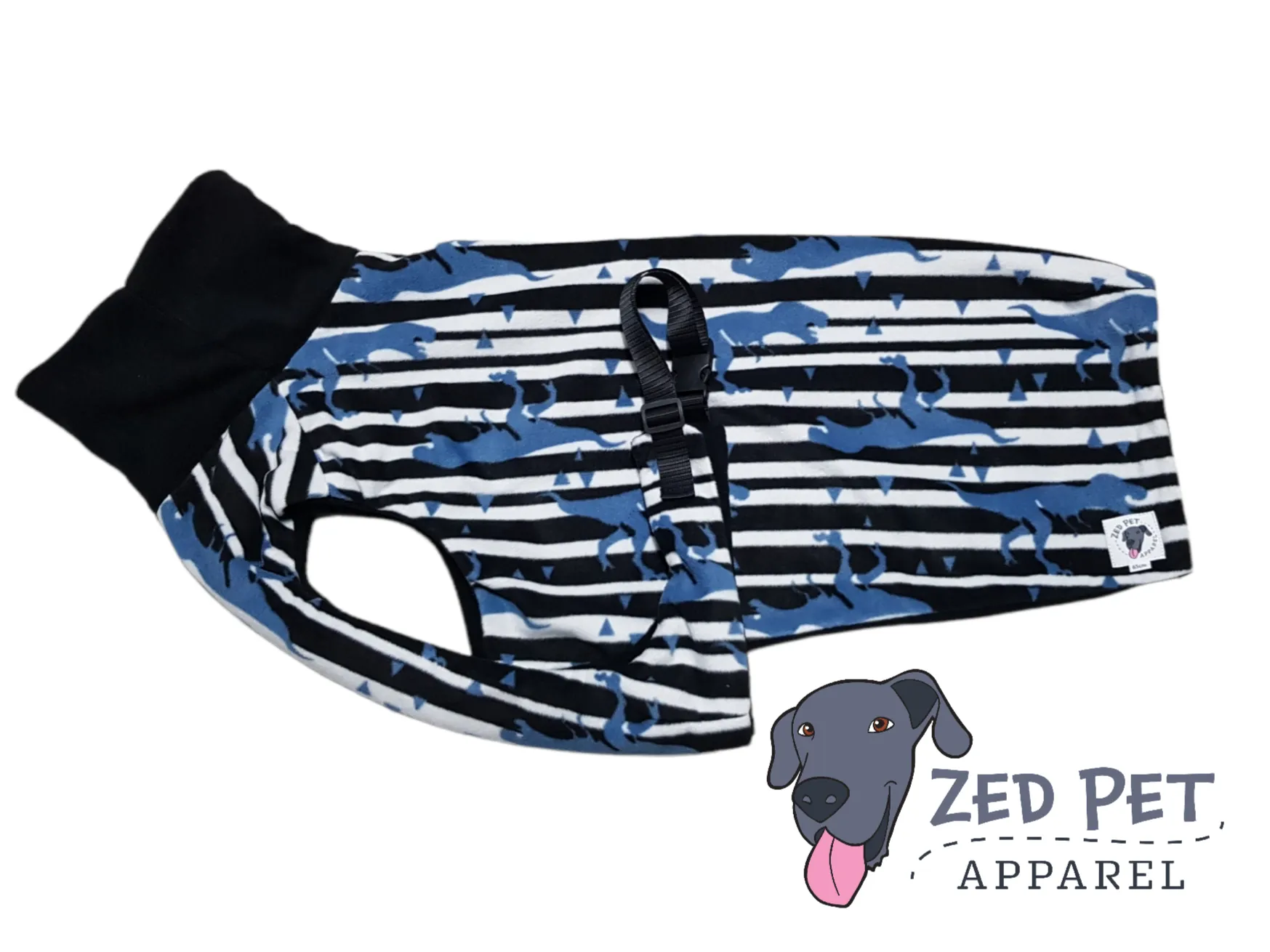 Ready Made Chest Plate Style Dog Coat - Large (60cm and 65cm)