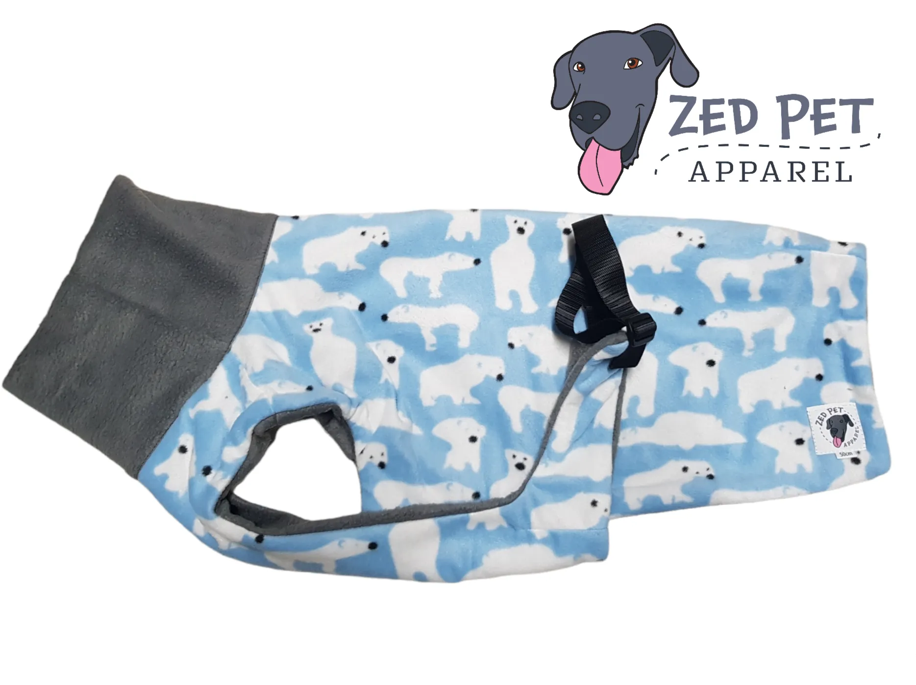 Ready Made Chest Plate Style Dog Coats - Medium (50cm and 55cm)
