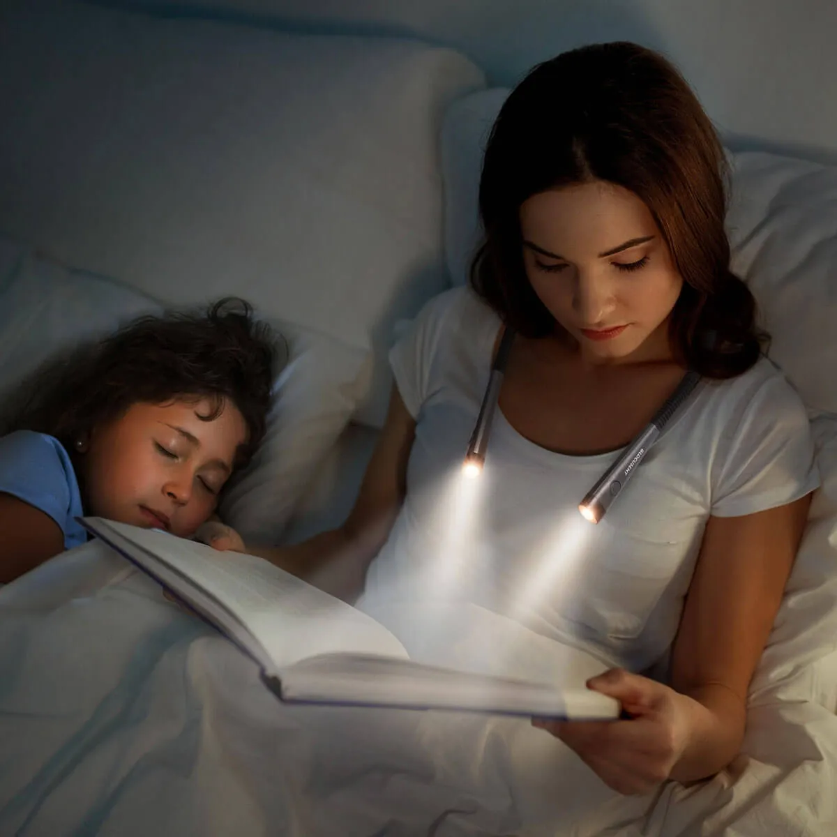 Rechargeable Neck Reading Light