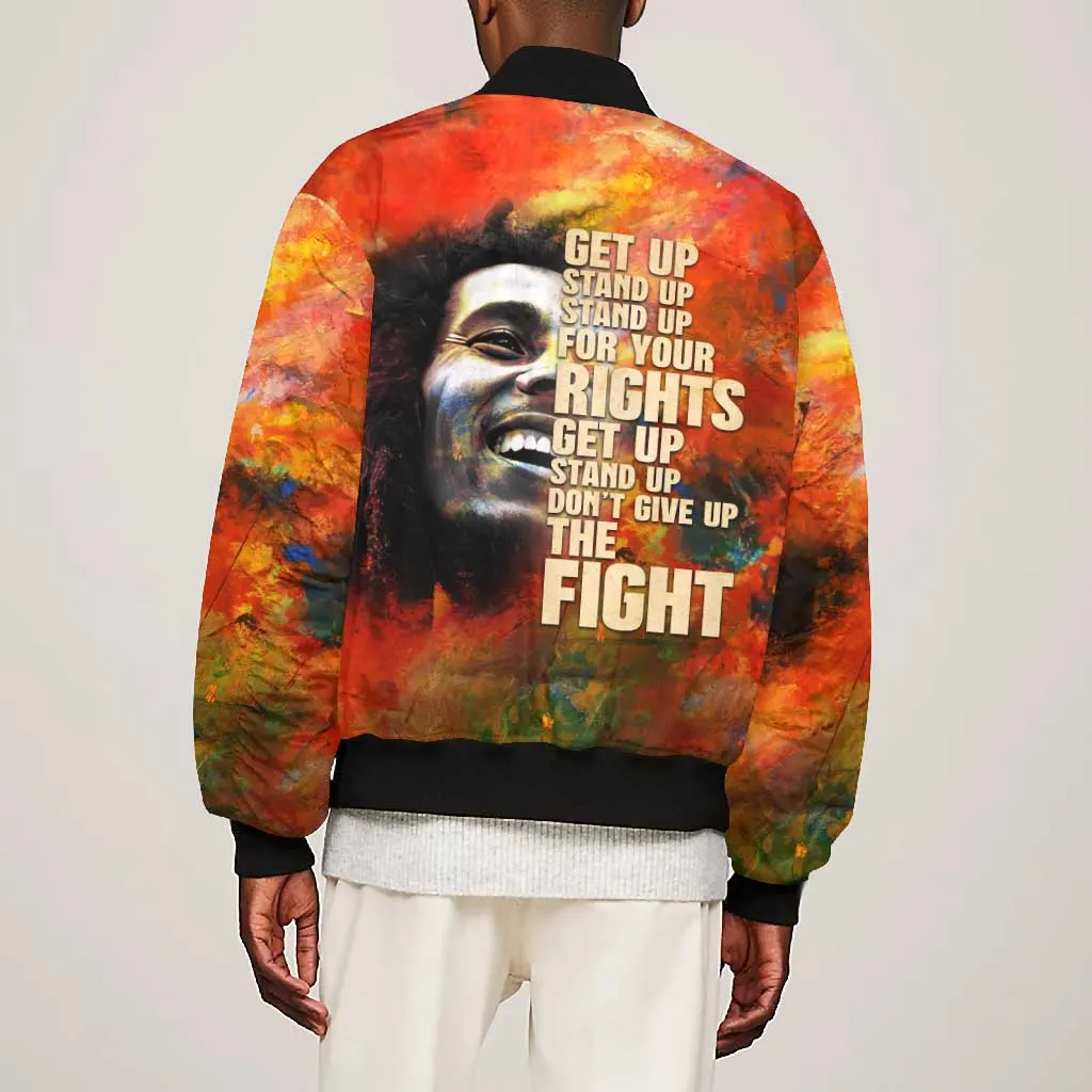 Reggae Legend Bob Bomber Jacket Retro Style DT02