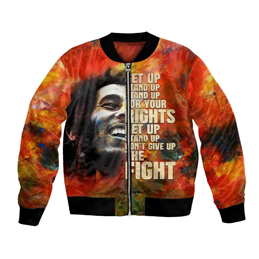 Reggae Legend Bob Bomber Jacket Retro Style DT02