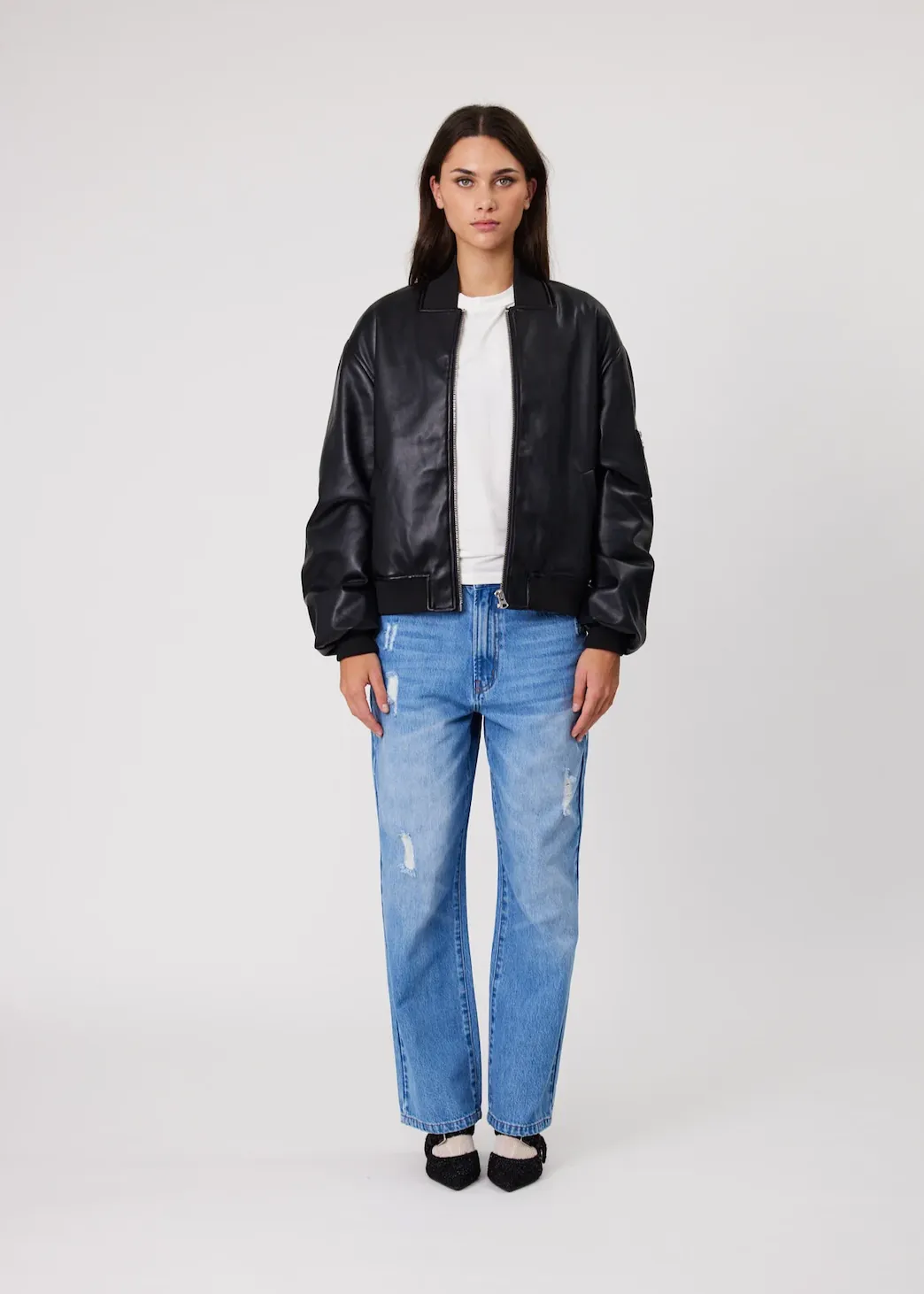 REMAIN Presley Bomber Jacket - Black