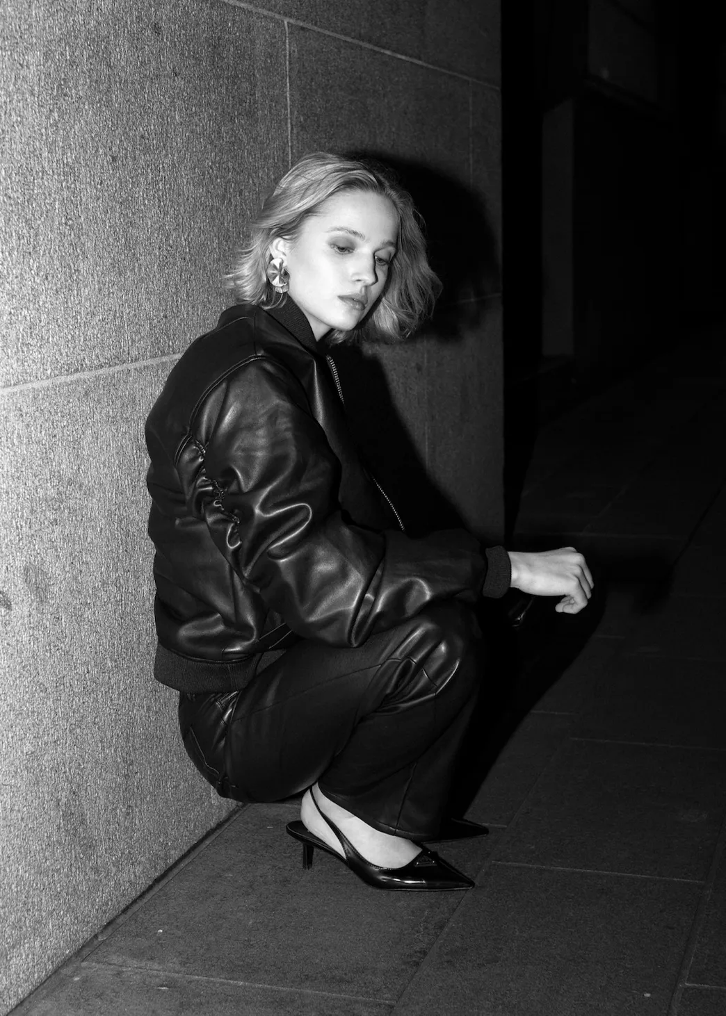 REMAIN Presley Bomber Jacket - Black