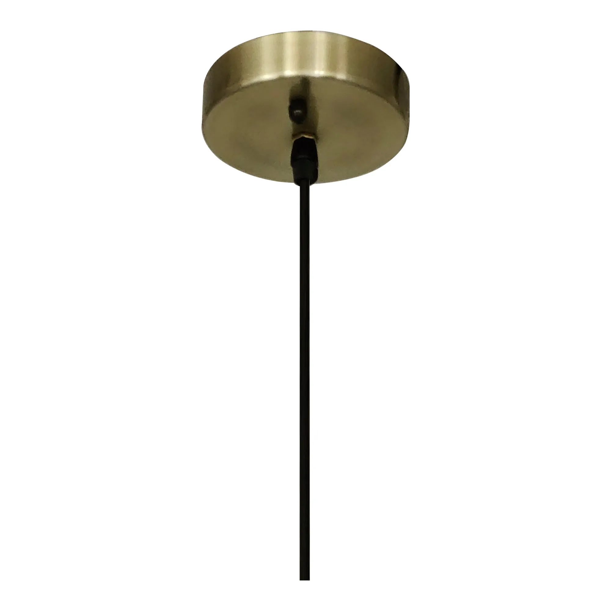 Retro-Chic Globe Lamp with Antique Brass Accents