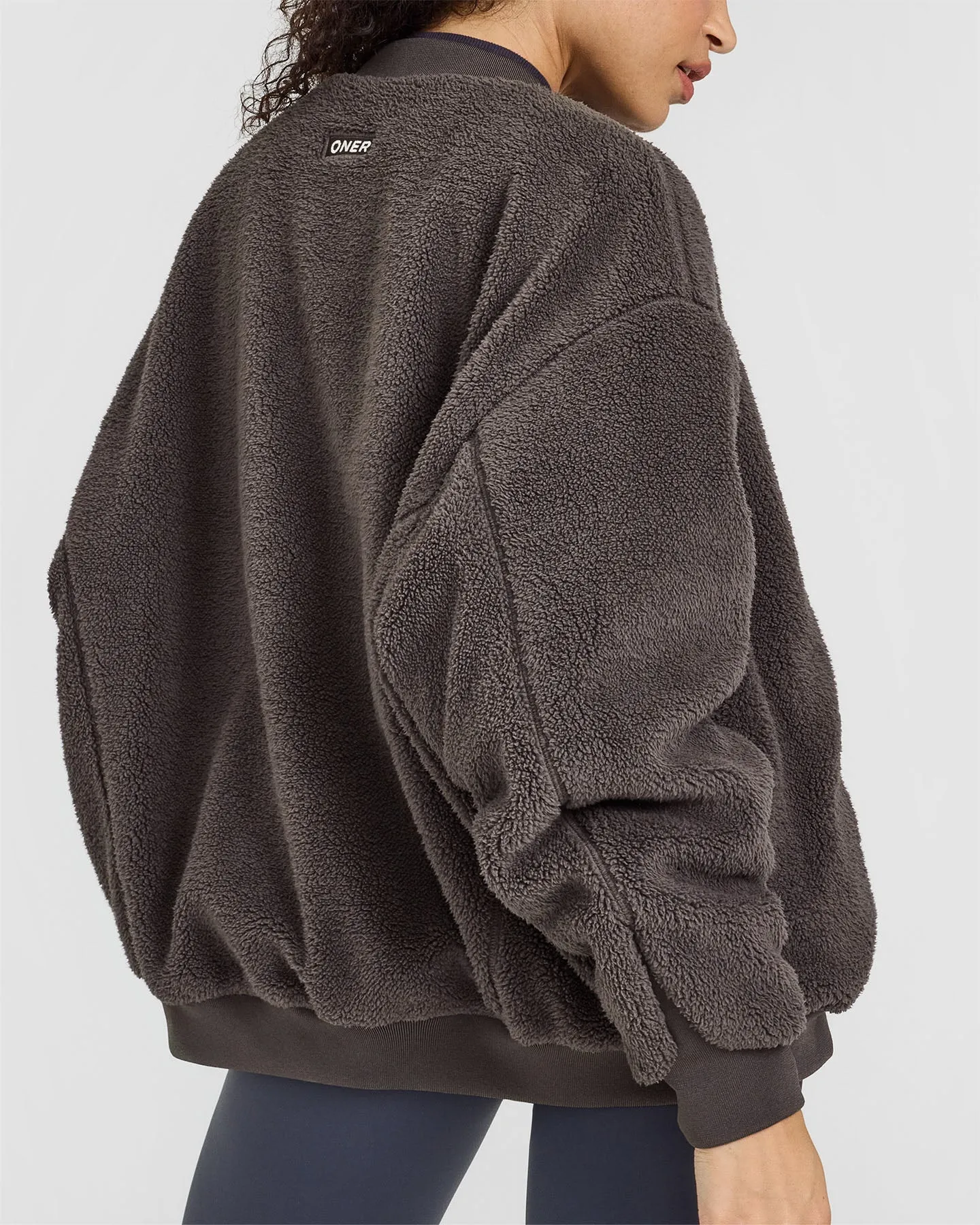 Reversible Bomber Jacket | Truffle Brown