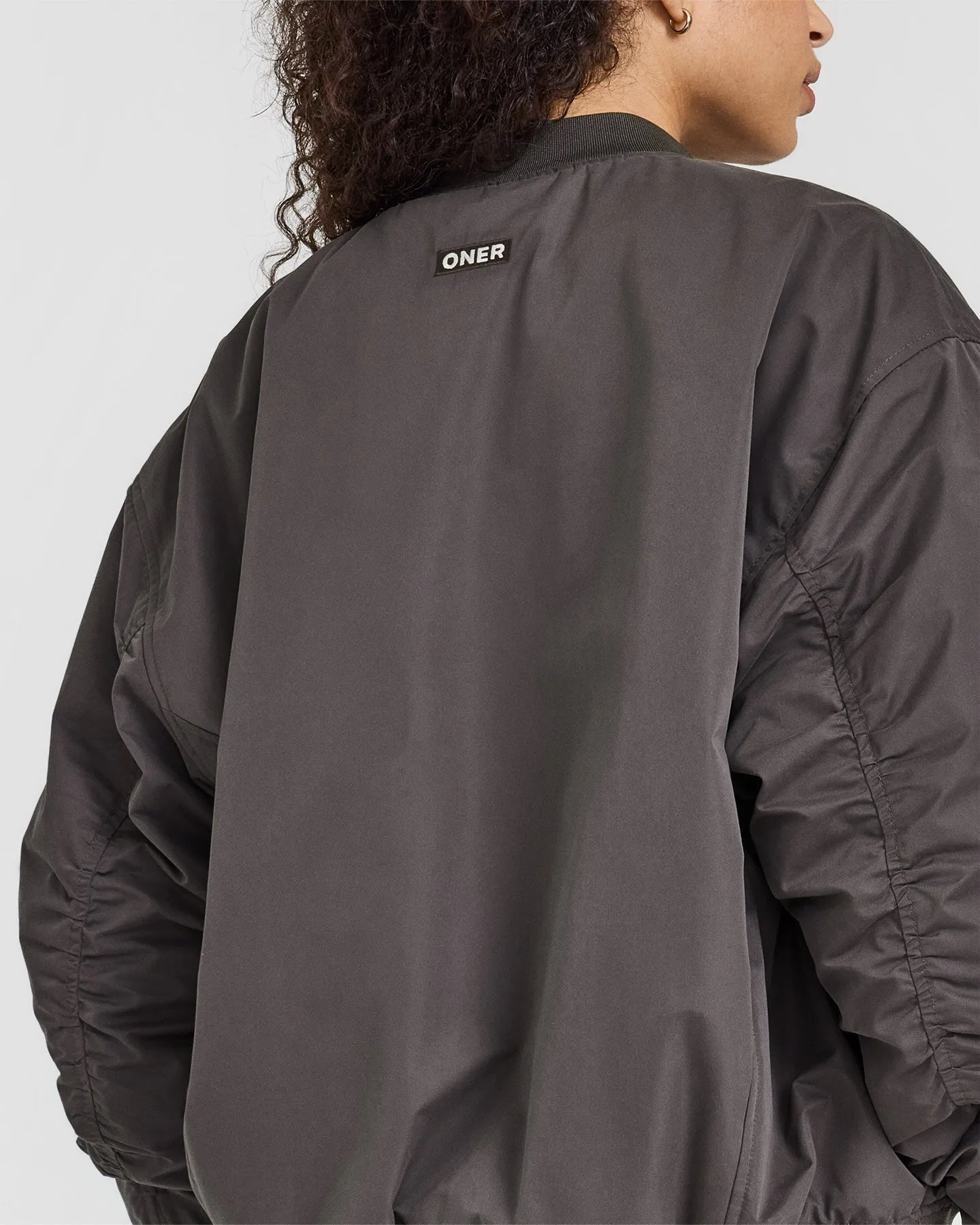 Reversible Bomber Jacket | Truffle Brown