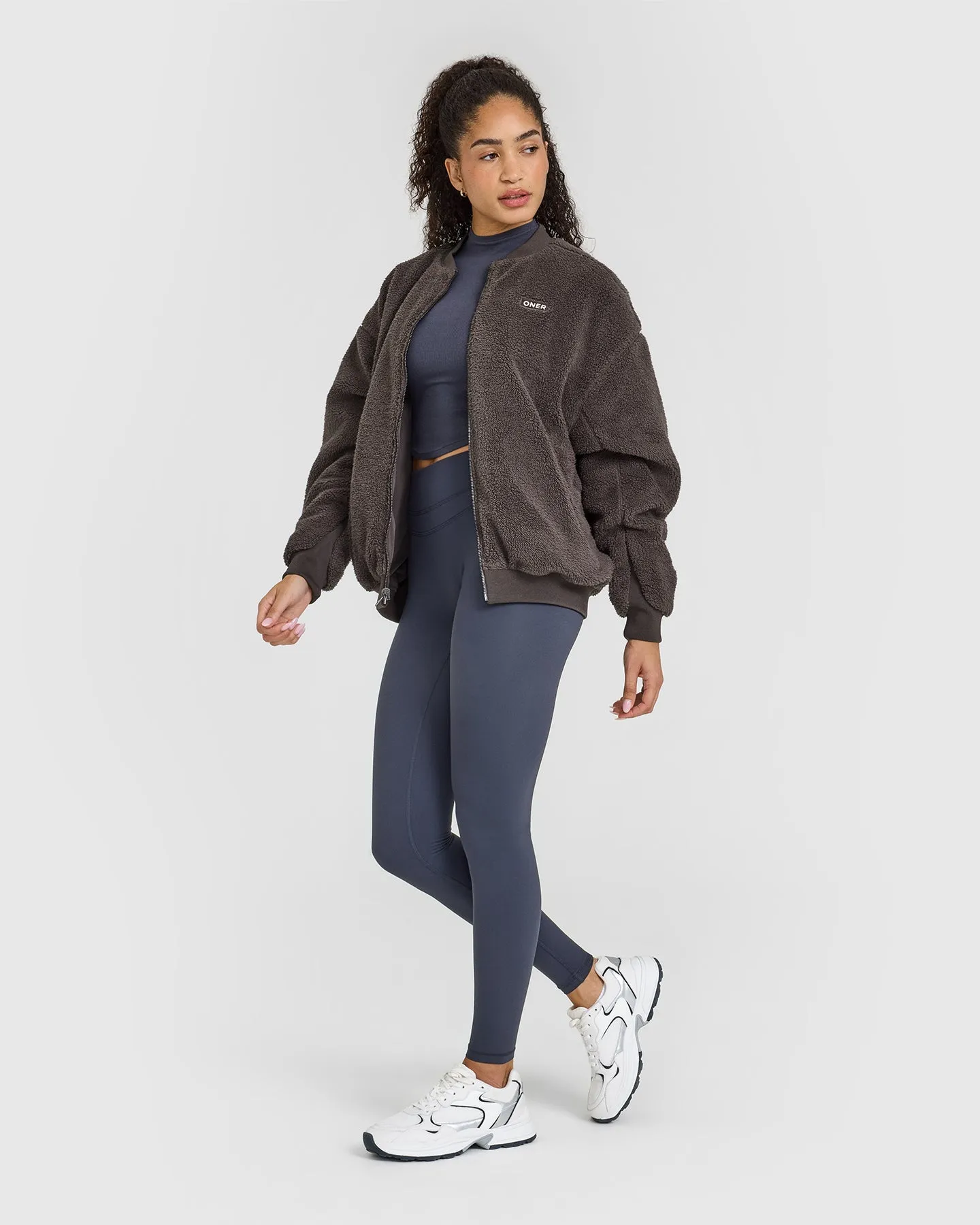 Reversible Bomber Jacket | Truffle Brown