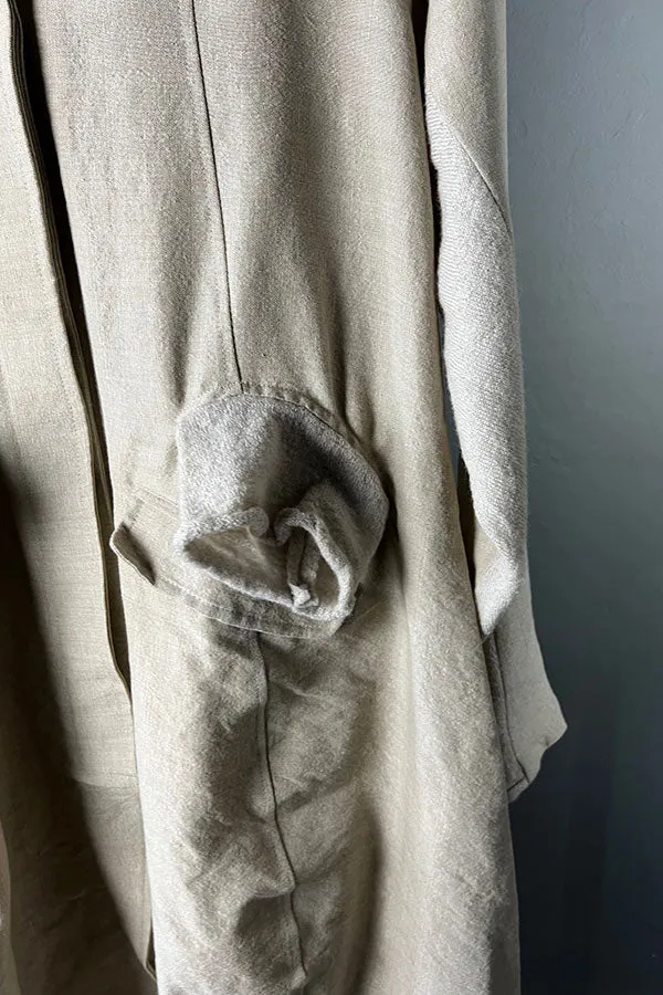 Rundholz DIP Linen-Wool Coat in Eraser