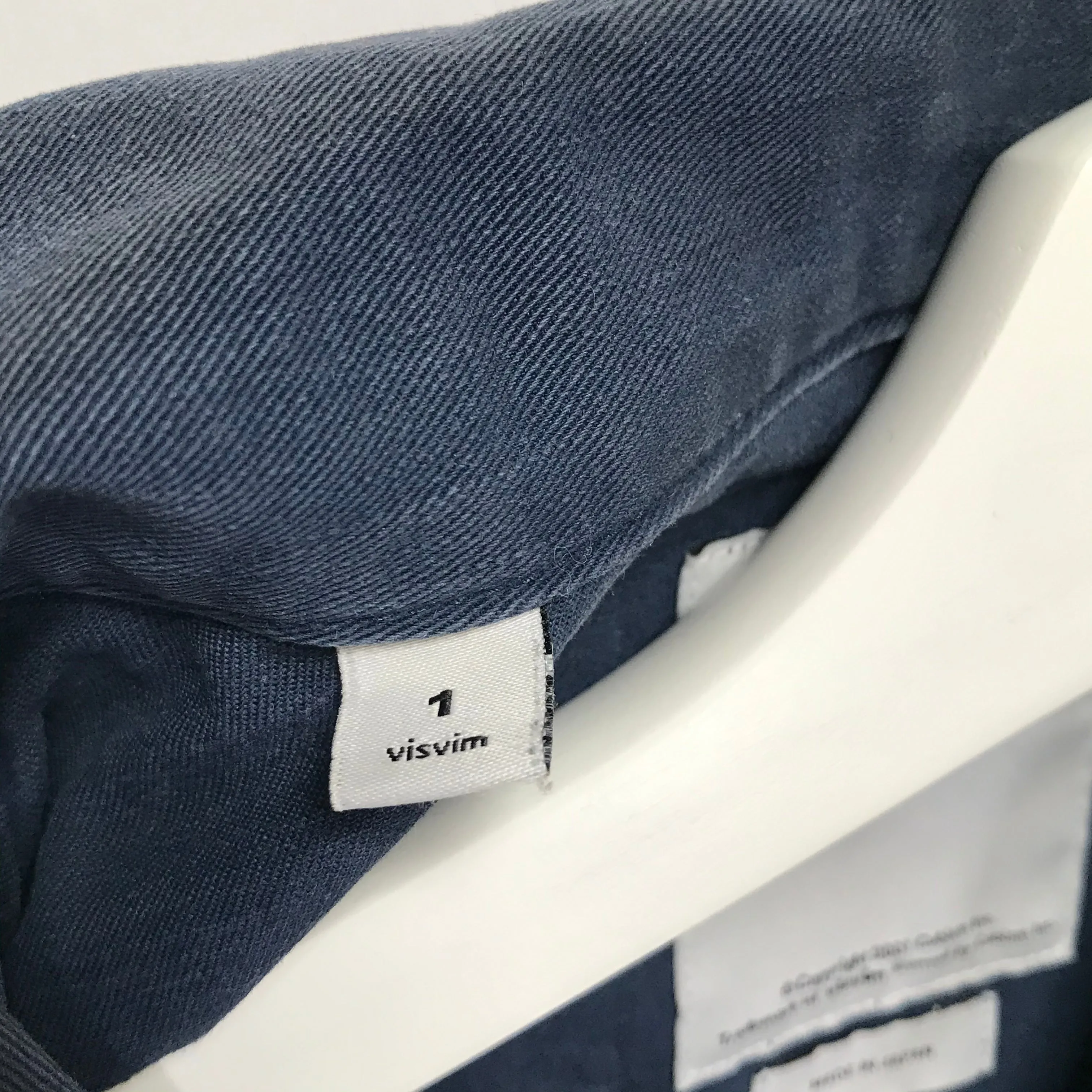 [S] Visvim 12AW Kilgore Jacket Damaged Navy