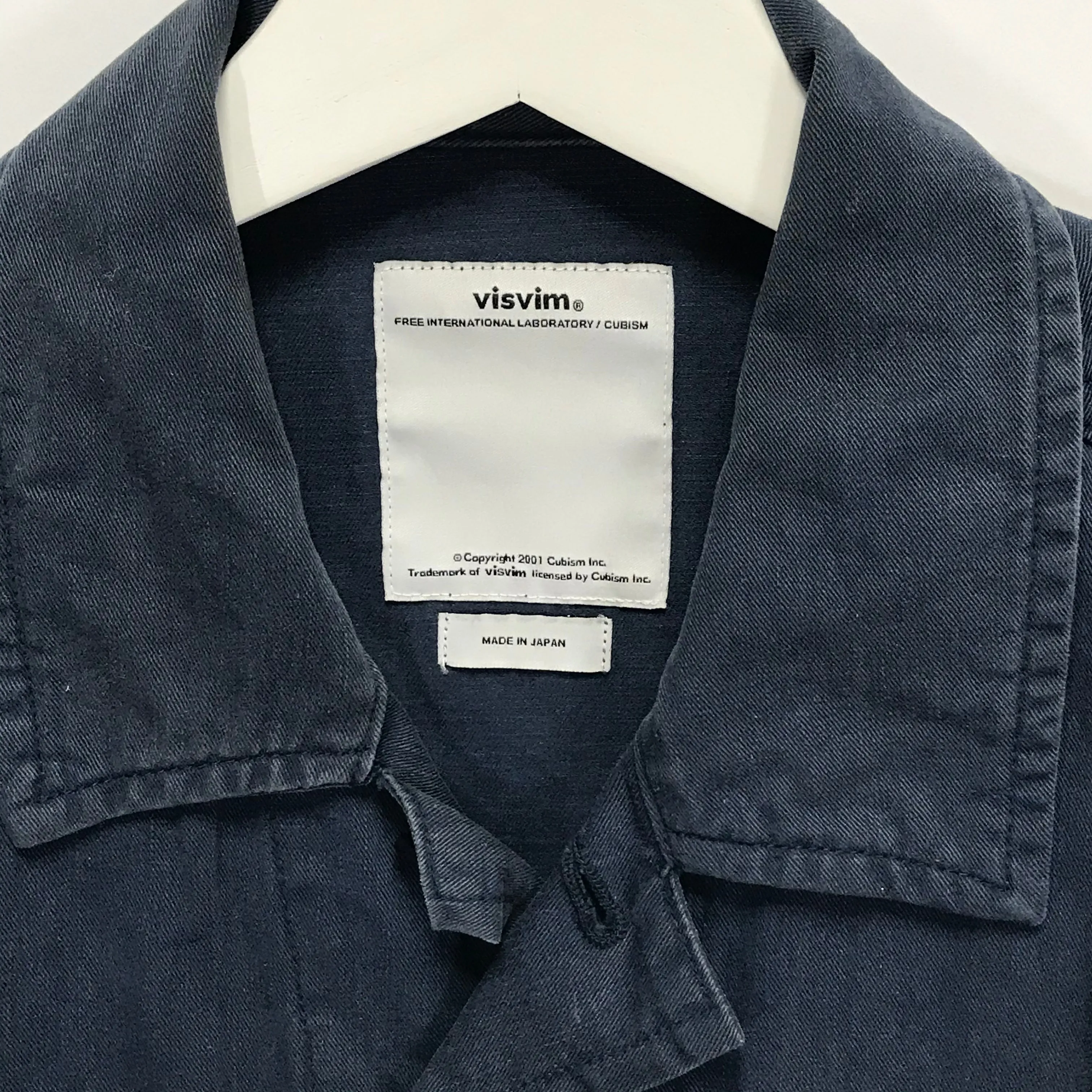 [S] Visvim 12AW Kilgore Jacket Damaged Navy
