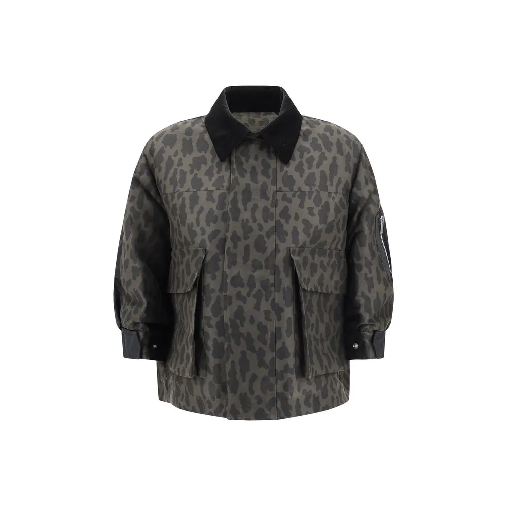 Sacai Leopard Bomber Jacket