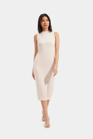 Scallop Sheath Dress