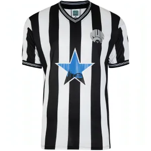 Score Draw Retro Newcastle United Home 1984 Mens Football Shirt