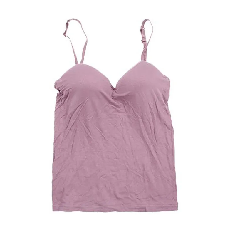 Sexy Women Padded Bra Tops V Neck Camisole Straps Push Up Bra Vest Tank