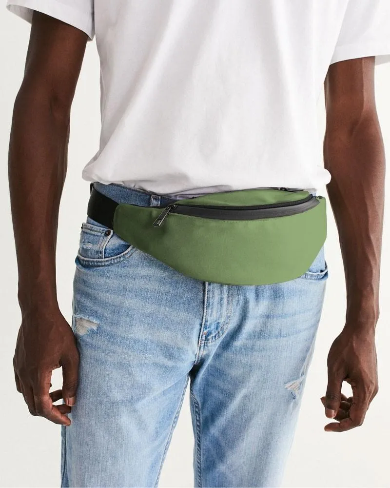 Shaded Pastel Warm Green Belt Bag | C30M0Y60K30