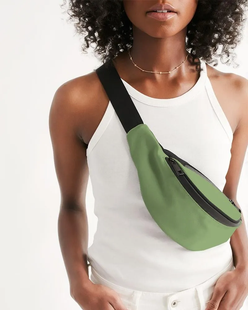 Shaded Pastel Warm Green Belt Bag | C30M0Y60K30