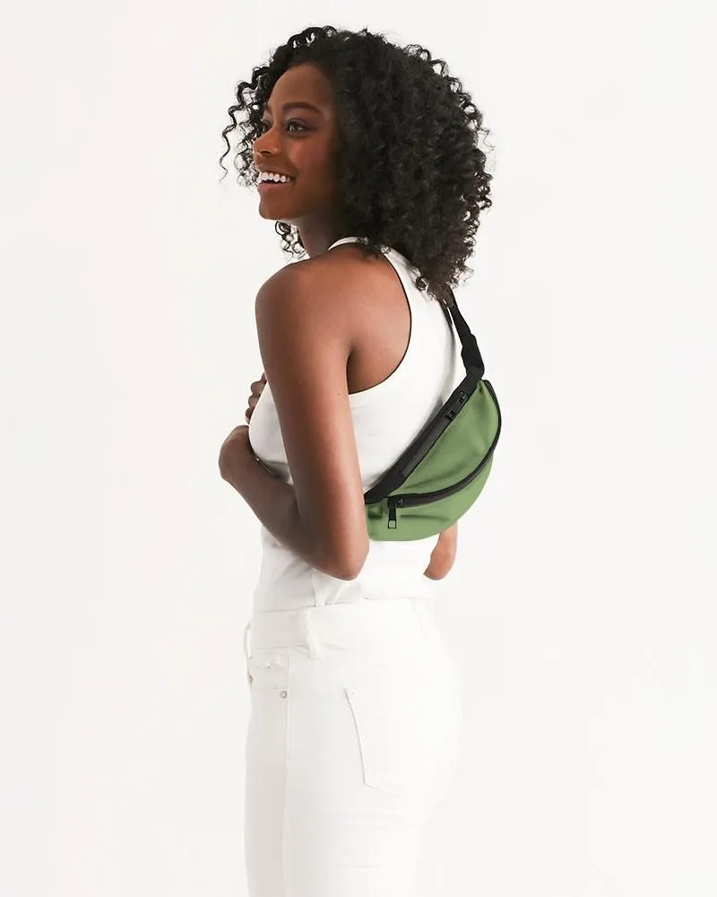 Shaded Pastel Warm Green Belt Bag | C30M0Y60K30
