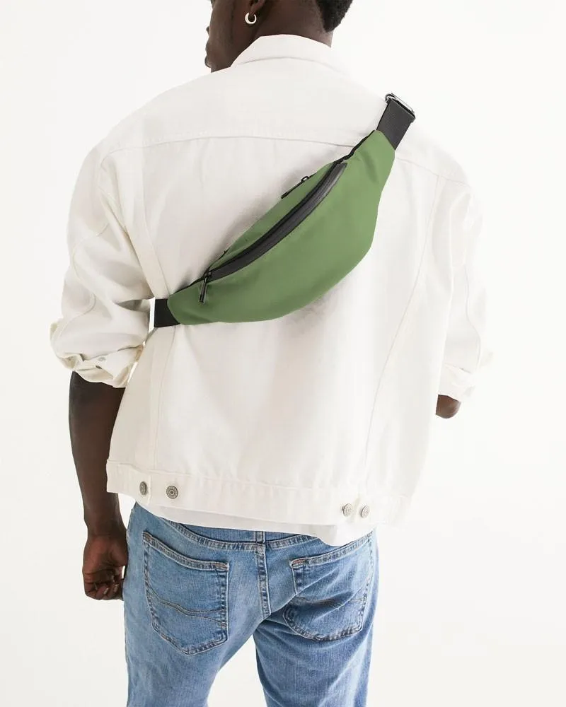 Shaded Pastel Warm Green Belt Bag | C30M0Y60K30