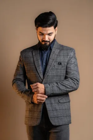 Shadow Check Blazer