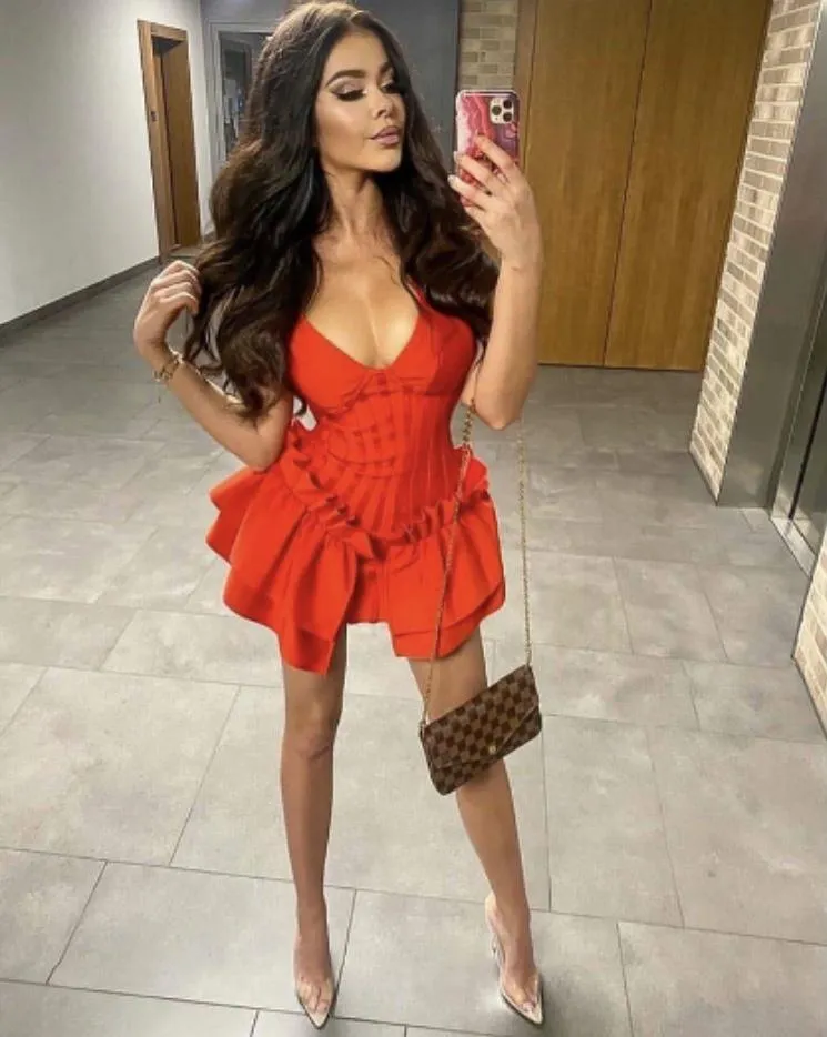 Sheath Draped Dress