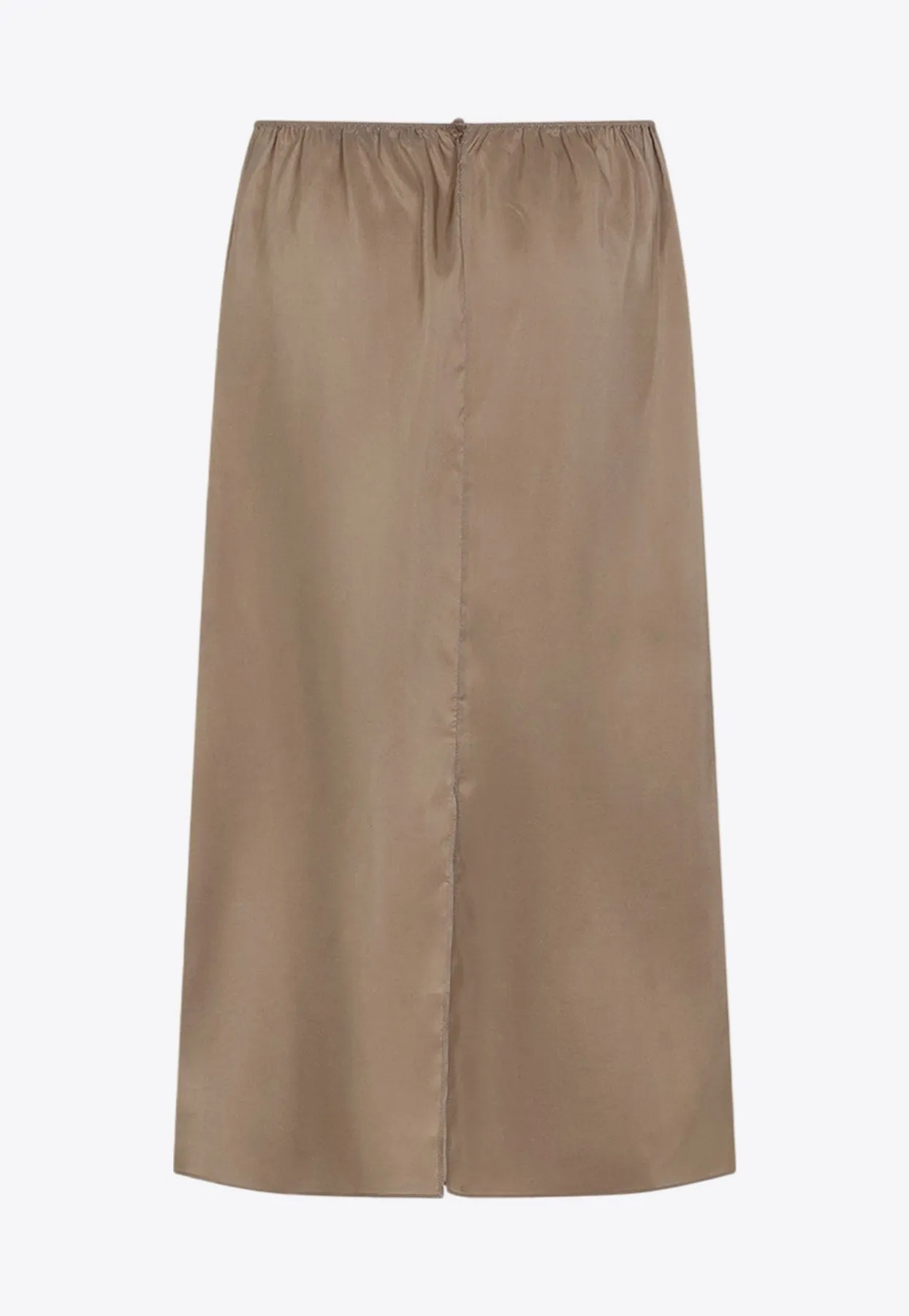 Silk Midi Skirt