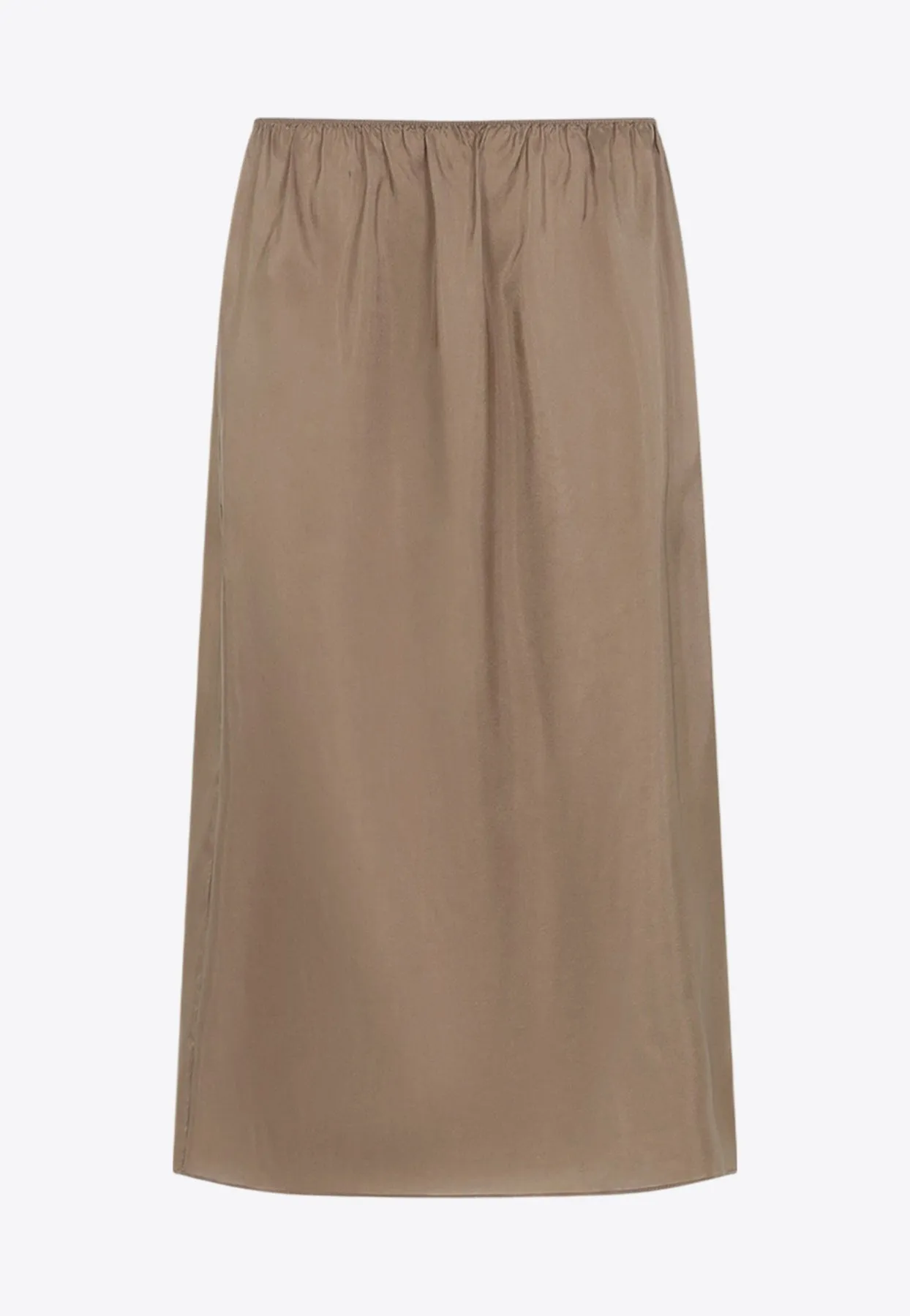 Silk Midi Skirt