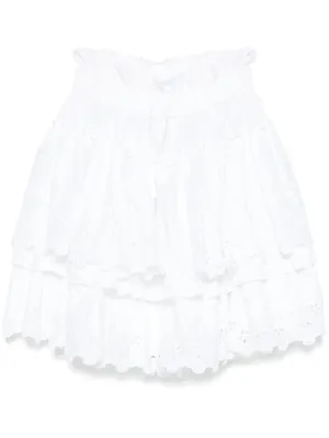 Simone Rocha broderad rufsad dragkjol