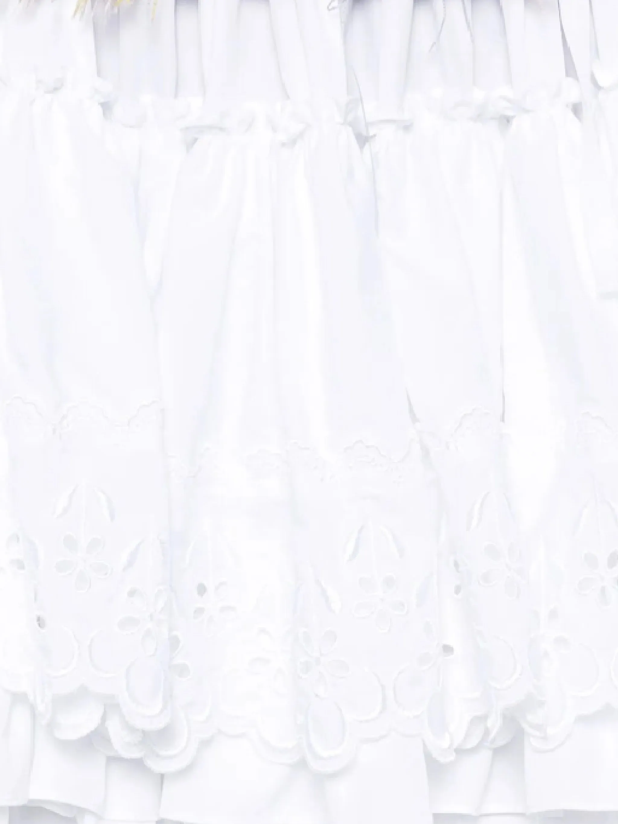 Simone Rocha broderad rufsad dragkjol