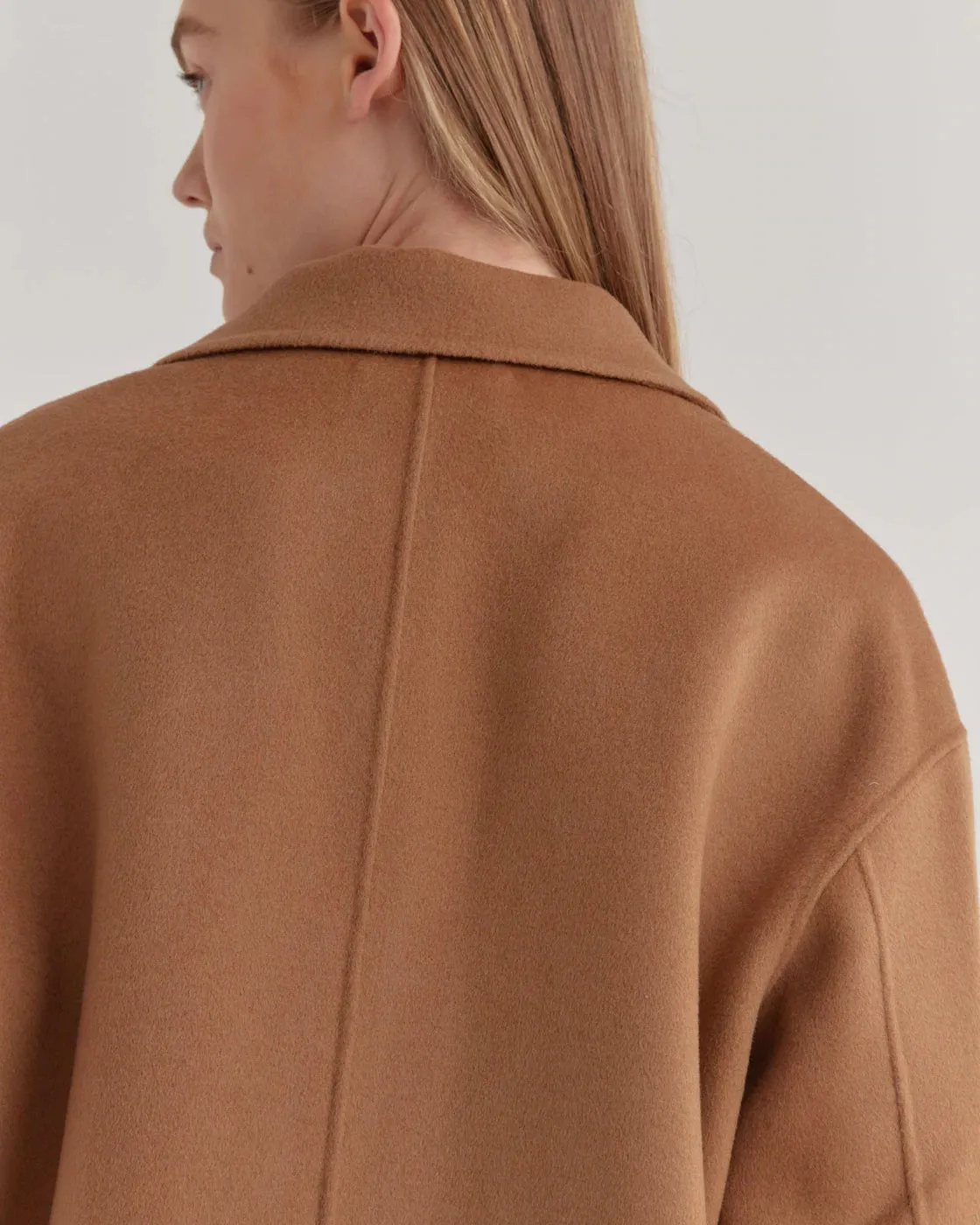 Single Breasted Coat Caramel