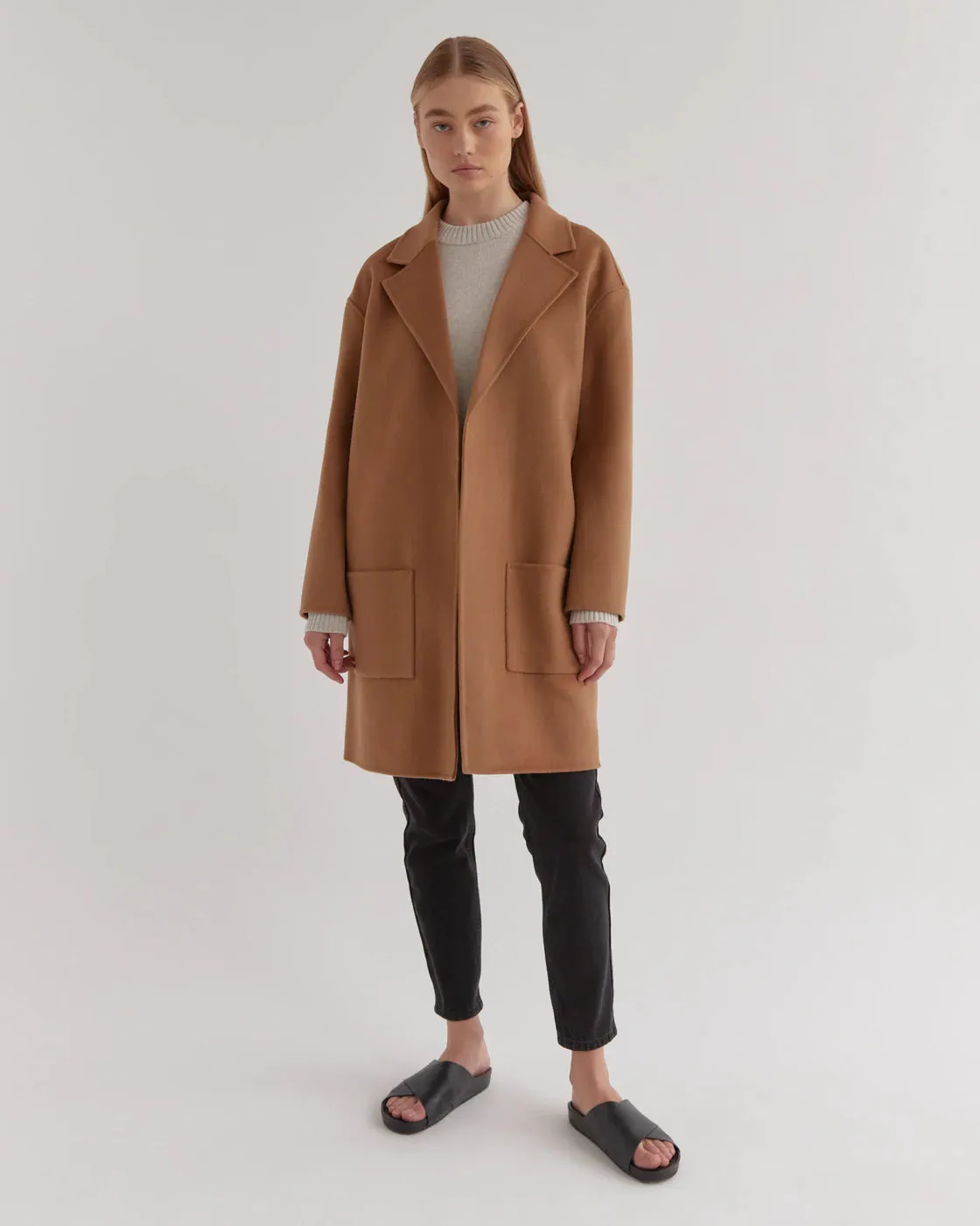 Single Breasted Coat Caramel