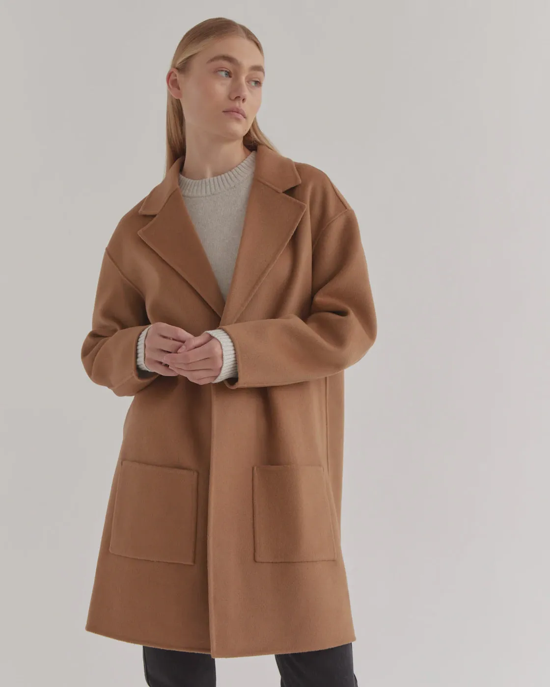 Single Breasted Coat Caramel