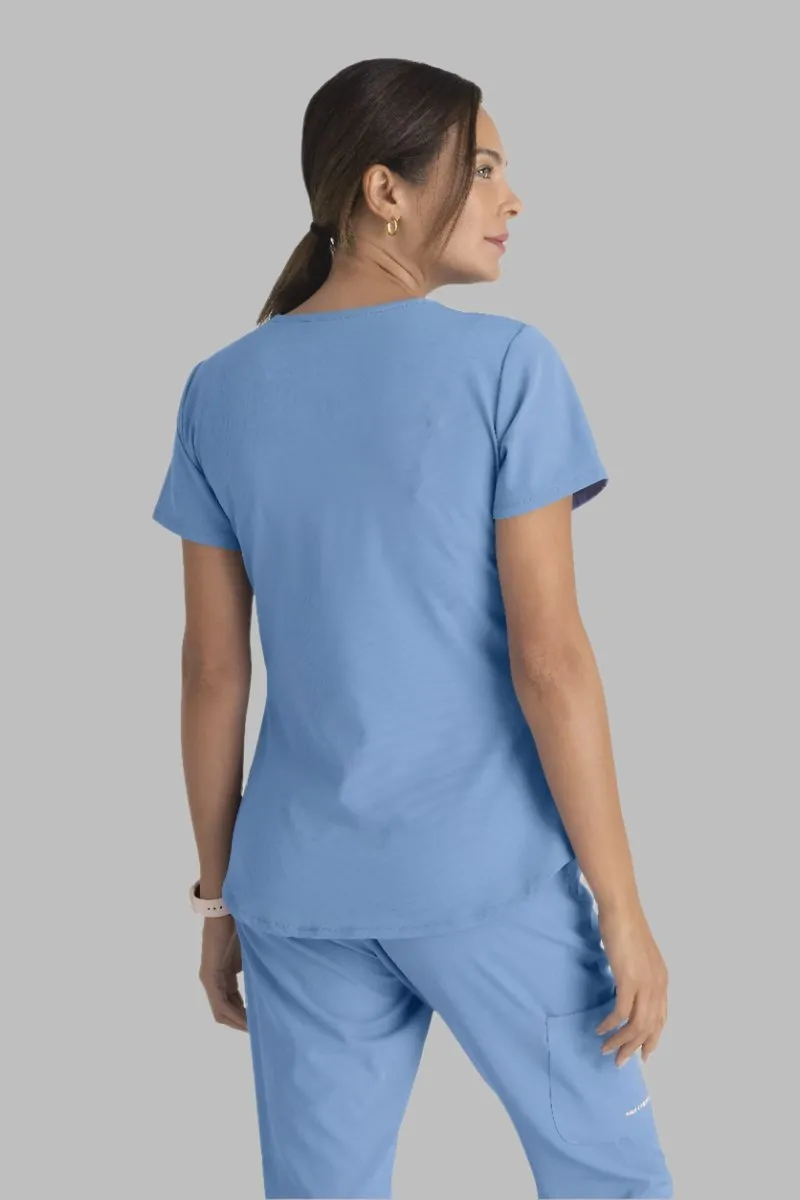 SKECHERS BREEZE 3-POCKET SHAPED HEM TOP
